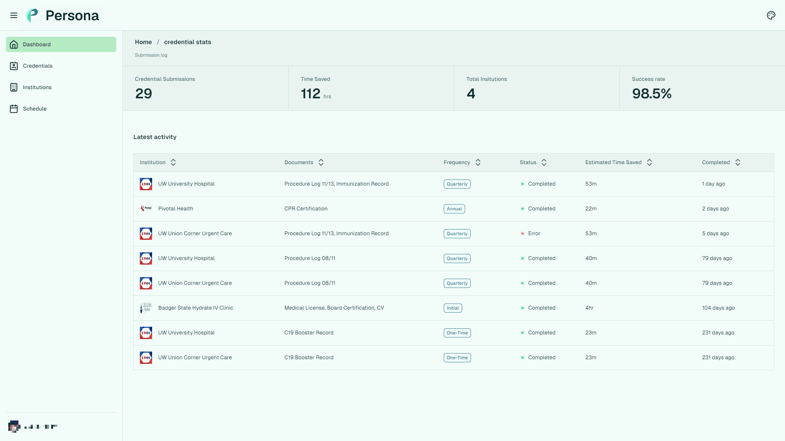 App screenshot